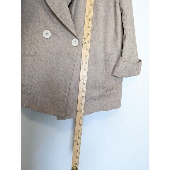 Anthropologie Current Air Tan Blazer Short Set XS - Picture 11 of 13